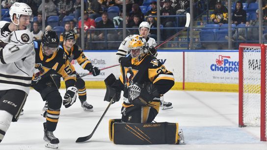 WBS shuts out Hershey in Game 1, can close out series Sunday taken at PPG Paints Arena (Penguins)